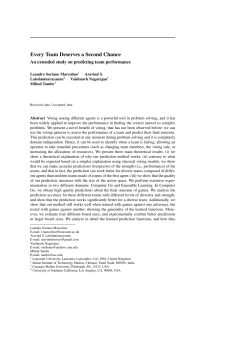 Every Team Deserves a Second Chance