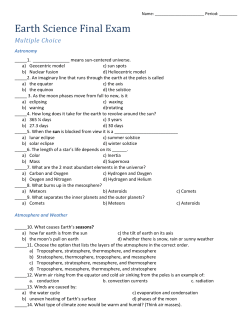 2. Which map shows the most likely direction that winds were