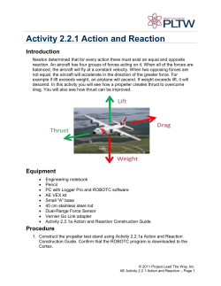 Activity 2.2.1 Action and Reaction