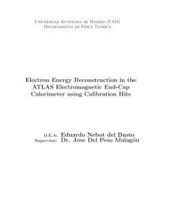 Electron Energy Reconstruction in the ATLAS Electromagnetic End
