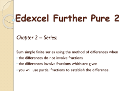 Edexcel Further Pure 2