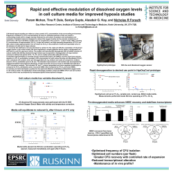 Rapid and effective modulation of dissolved oxygen levels in cell