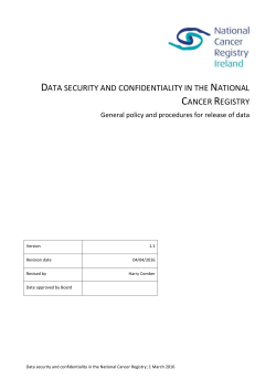 1 - National Cancer Registry Ireland