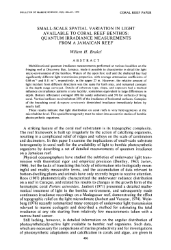 Small-Scale Spatial Variation in Light Available to