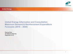 Network Investment Maximum Demand