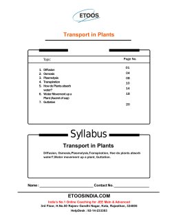 Syllabus - EtoosIndia
