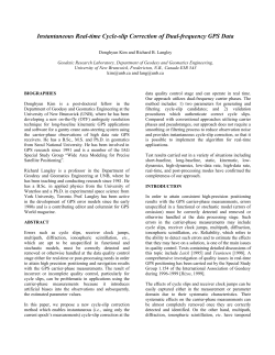 Instantaneous Real-time Cycle-slip Correction of Dual