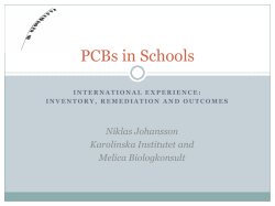 PCBs in Schools - CLU-IN