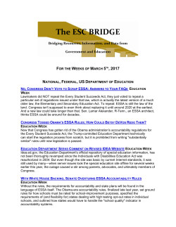 The ESC BRIDGE - Educational Service Center of Cuyahoga County