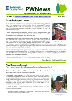PWNews - Poplar and Willow Research Trust