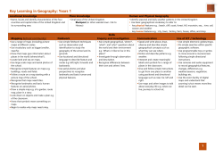 Key Stage 1 Progression in Art and Design Skills