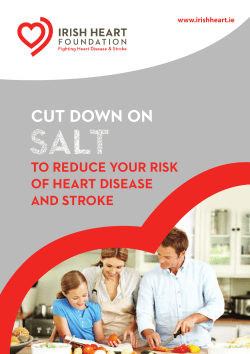 Cut Down on Salt - Irish Heart Foundation