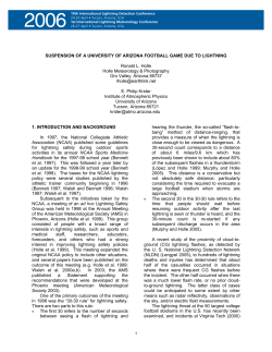 SUSPENSION OF A UNIVERSITY OF ARIZONA FOOTBALL GAME