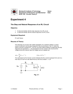 ELEC 195 - Circuits Theory II - MyWeb at WIT
