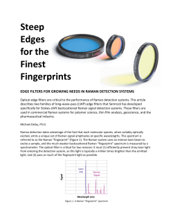 Steep Edges for the Finest Fingerprints