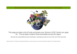 Enviroschool funding opportunities in Taranaki