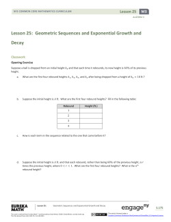Algebra II Module 3, Topic D , Lesson 25: Student Version