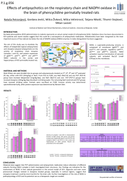 Effects of antipsychotics on the respiratory chain and