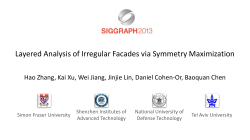 Layered Analysis of Irregular Facades via Symmetry