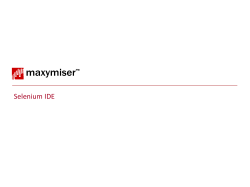 Selenium IDE - QA Community Dnepr
