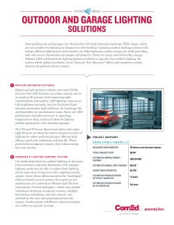 outdoor and garage lighting