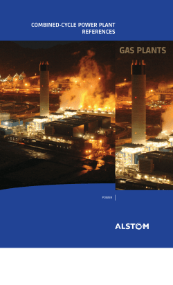 Combined-cycle power plant references