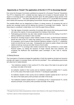 Opportunity or Threat? The application of the EU