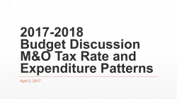 Budget Discussion