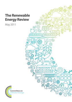 The Renewable Energy Review - Committee on Climate Change