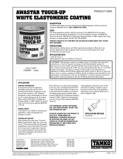 awastar touch-up white elastomeric coating