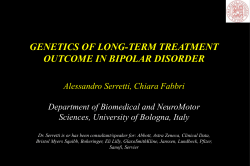 PREDICTORS OF LITHIUM EFFICACY