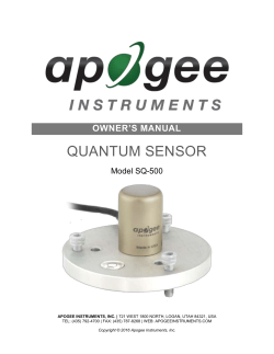 SQ-500 - Apogee Instruments