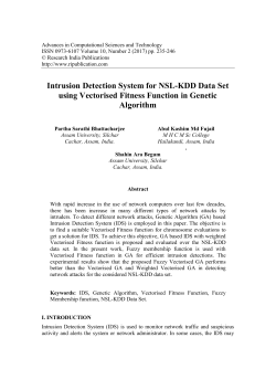Intrusion Detection System for NSL-KDD Data Set using Vectorised