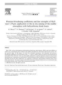 Pressure-broadening coefficients and line strengths of H2O near