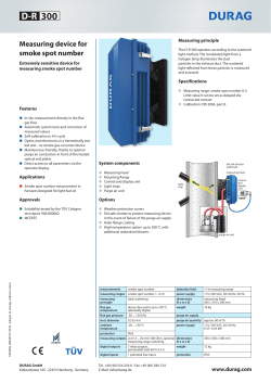 Measuring device for smoke spot number