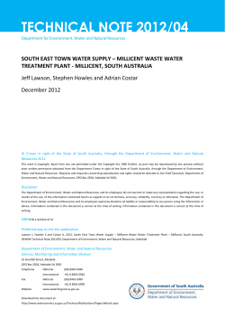 Millicent Waste Water Treatment Plant