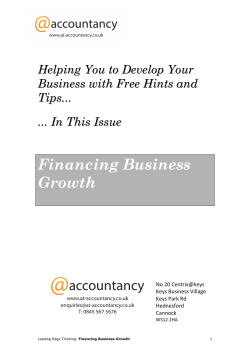 Financing Business Growth