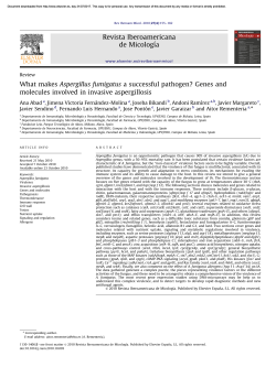 Genes and molecules involved in invasive aspergillosis