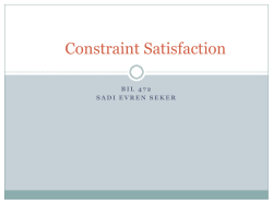 Heuristic Search - Dr. Sadi Evren SEKER