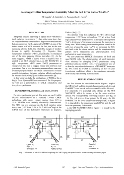 Does Negative Bias Temperature Instability Affect the - INFN-LNL
