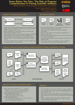 Know Before You Port: The Role of Program Comprehension in