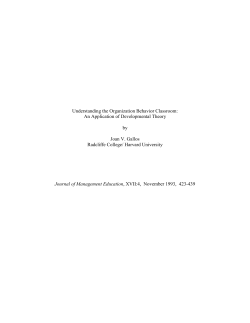 Understanding the Organizational Behaviors