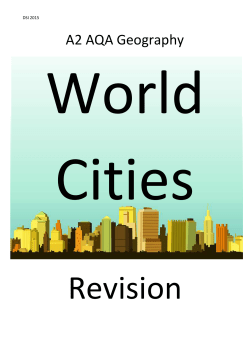 Urbanisation - Departments