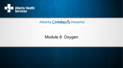 Oxygen - Alberta Children`s Hospital, Family and Community