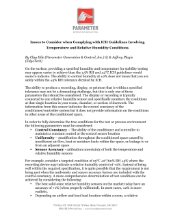 Issues to Consider when Complying with ICH Guidelines