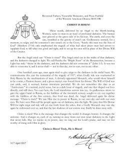 Christ is Risen! - Western American Diocese
