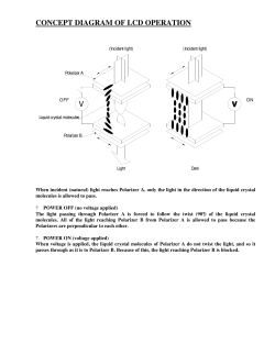 concept diagram of lcd operation v