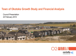 Town of Okotoks Growth Study and Financial Analysis