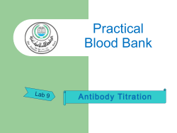 Antibody Titration