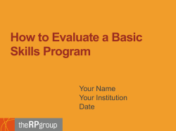 Participatory Action Research